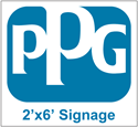 Picture of PPG Branding Signage 2'x6'