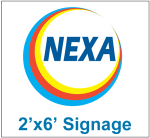 Picture of Nexa Branding Signage 2'x6'